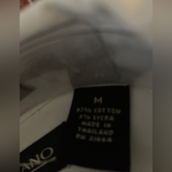 Murano White Classic Dress Shirt Button Up Medium long sleeved new in package - Picture 8 of 9